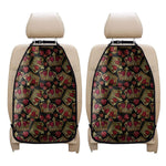 Embroidery Crown Pattern Print Car Seat Organizers