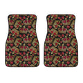 Embroidery Crown Pattern Print Front Car Floor Mats