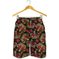 Embroidery Crown Pattern Print Men's Shorts