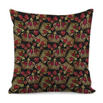 Embroidery Crown Pattern Print Pillow Cover