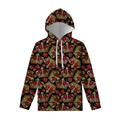 Embroidery Crown Pattern Print Pullover Hoodie