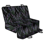 Embroidery Lavender Pattern Print Pet Car Back Seat Cover