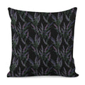 Embroidery Lavender Pattern Print Pillow Cover