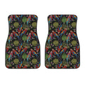 Embroidery Parrot Pattern Print Front Car Floor Mats