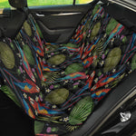 Embroidery Parrot Pattern Print Pet Car Back Seat Cover