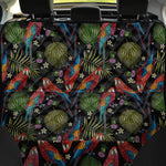 Embroidery Parrot Pattern Print Pet Car Back Seat Cover