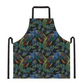 Embroidery Peacock Pattern Print Apron