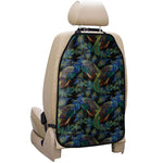 Embroidery Peacock Pattern Print Car Seat Organizers
