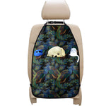 Embroidery Peacock Pattern Print Car Seat Organizers