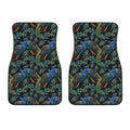 Embroidery Peacock Pattern Print Front Car Floor Mats