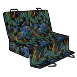 Embroidery Peacock Pattern Print Pet Car Back Seat Cover
