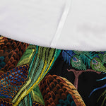 Embroidery Peacock Pattern Print Sofa Cover