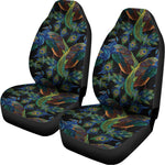 Embroidery Peacock Pattern Print Universal Fit Car Seat Covers