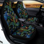 Embroidery Peacock Pattern Print Universal Fit Car Seat Covers