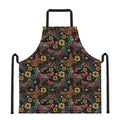 Embroidery Rooster Pattern Print Apron