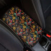 Embroidery Rooster Pattern Print Car Center Console Cover