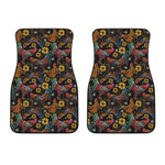 Embroidery Rooster Pattern Print Front Car Floor Mats