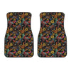 Embroidery Rooster Pattern Print Front Car Floor Mats