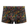 Embroidery Rooster Pattern Print Men's Boxer Briefs