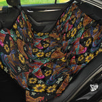 Embroidery Rooster Pattern Print Pet Car Back Seat Cover