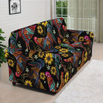 Embroidery Rooster Pattern Print Sofa Cover