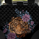Embroidery Tiger And Flower Print Pet Car Back Seat Cover