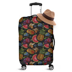 Embroidery Tropical Pattern Print Luggage Cover