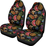 Embroidery Tropical Pattern Print Universal Fit Car Seat Covers
