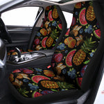 Embroidery Tropical Pattern Print Universal Fit Car Seat Covers