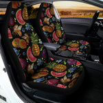 Embroidery Tropical Pattern Print Universal Fit Car Seat Covers