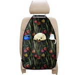 Embroidery Tulip Pattern Print Car Seat Organizers