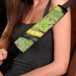 Emerald Tree Boa Snake Print Car Seat Belt Covers