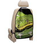 Emerald Tree Boa Snake Print Car Seat Organizers