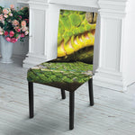 Emerald Tree Boa Snake Print Dining Chair Slipcover