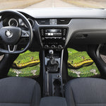 Emerald Tree Boa Snake Print Front Car Floor Mats