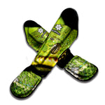 Emerald Tree Boa Snake Print Muay Thai Shin Guard