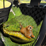 Emerald Tree Boa Snake Print Pet Car Back Seat Cover