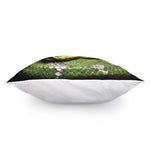 Emerald Tree Boa Snake Print Pillow Cover