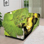 Emerald Tree Boa Snake Print Sofa Cover