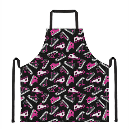 Emo Shoes Pattern Print Apron
