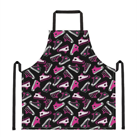 Emo Shoes Pattern Print Apron