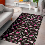 Emo Shoes Pattern Print Area Rug