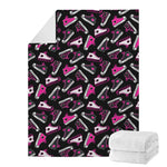 Emo Shoes Pattern Print Blanket