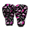 Emo Shoes Pattern Print Boxing Gloves