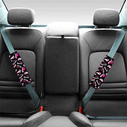 Emo Shoes Pattern Print Car Seat Belt Covers