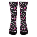 Emo Shoes Pattern Print Crew Socks