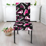 Emo Shoes Pattern Print Dining Chair Slipcover