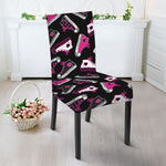 Emo Shoes Pattern Print Dining Chair Slipcover