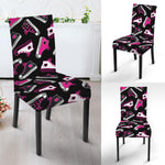 Emo Shoes Pattern Print Dining Chair Slipcover