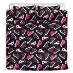 Emo Shoes Pattern Print Duvet Cover Bedding Set